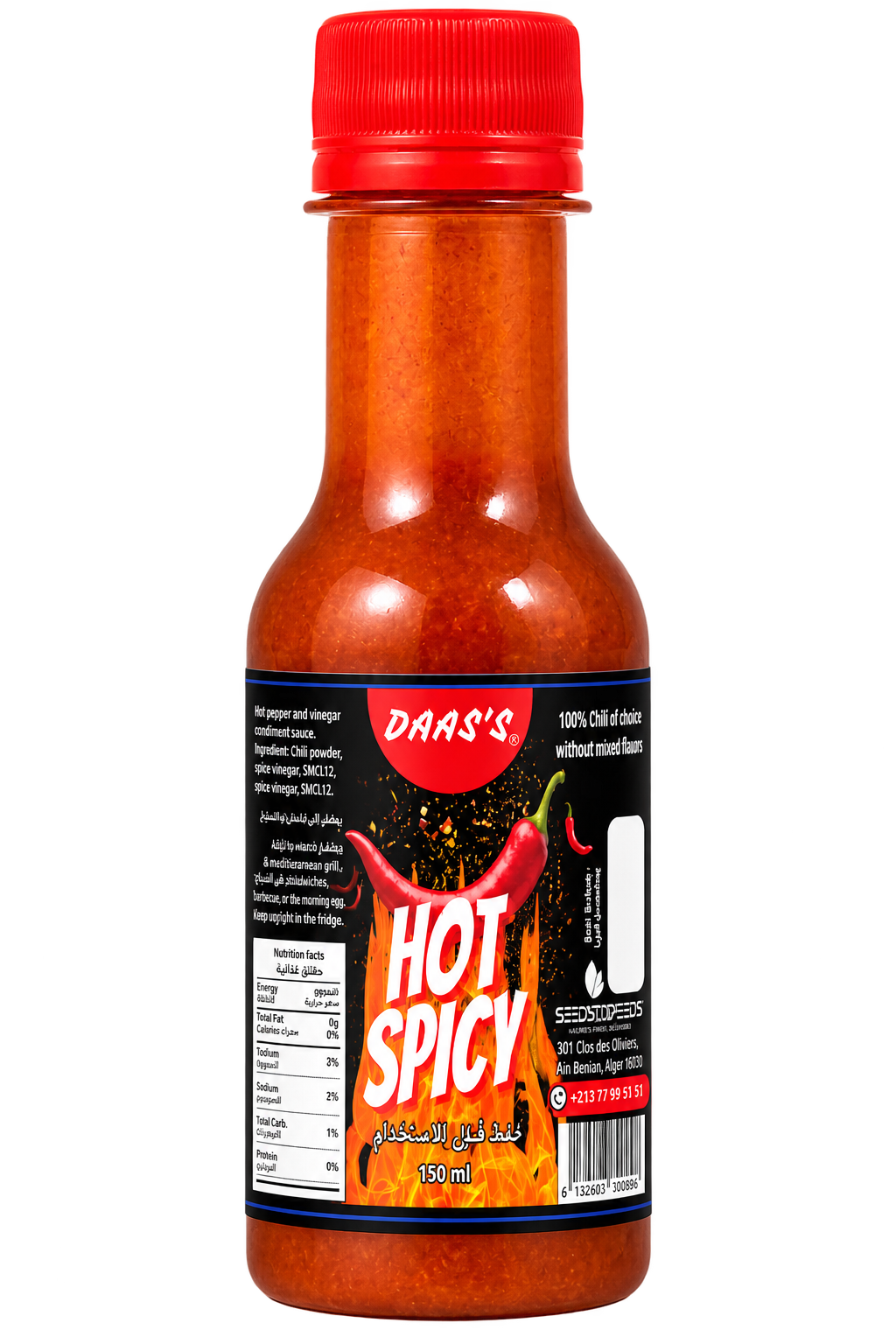 Sauce DAAS'S Hot Spicy