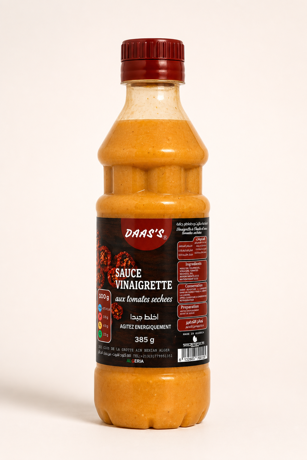 Vinaigrette aux tomates séchées